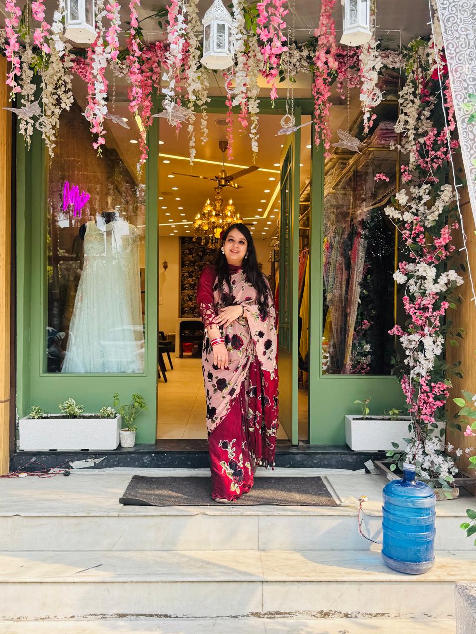 Ojasvi Agarwal outside the Design Matinee store on Abu Lane, Meerut